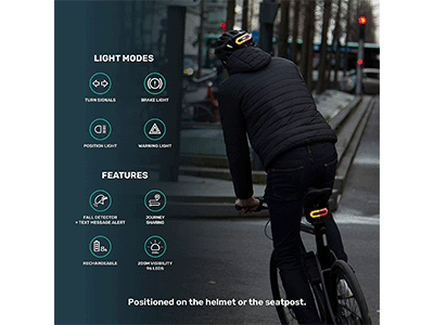 Accesorio para bicicleta Luz trasera inteligente Cosmo
